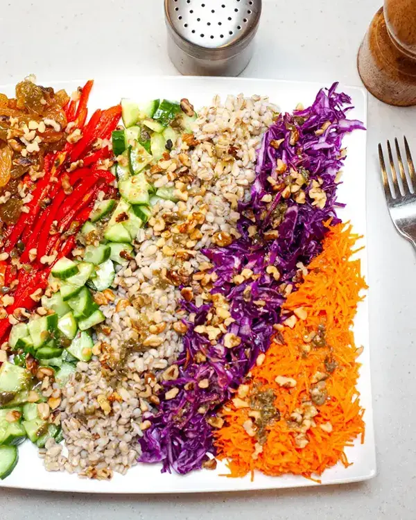 Barley Rainbow Salad