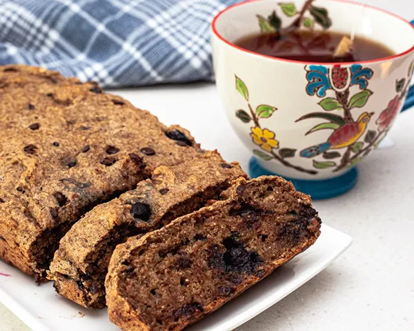 Blueberry & Chocolate Banana Bread
