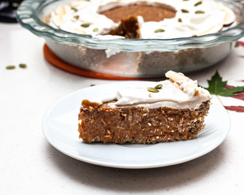 Butternut Squash & Coconut Pie