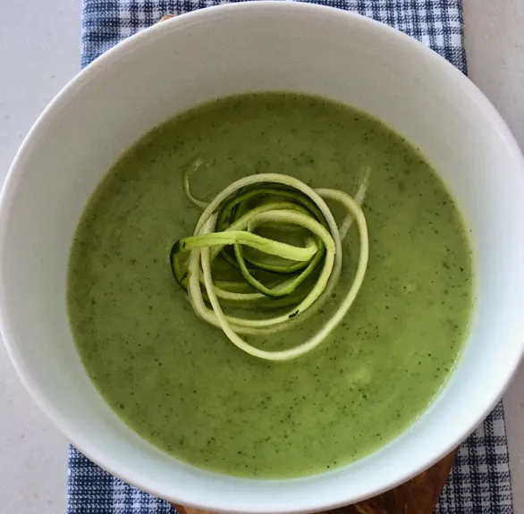 Cream of Zucchini & Herbs Soup
