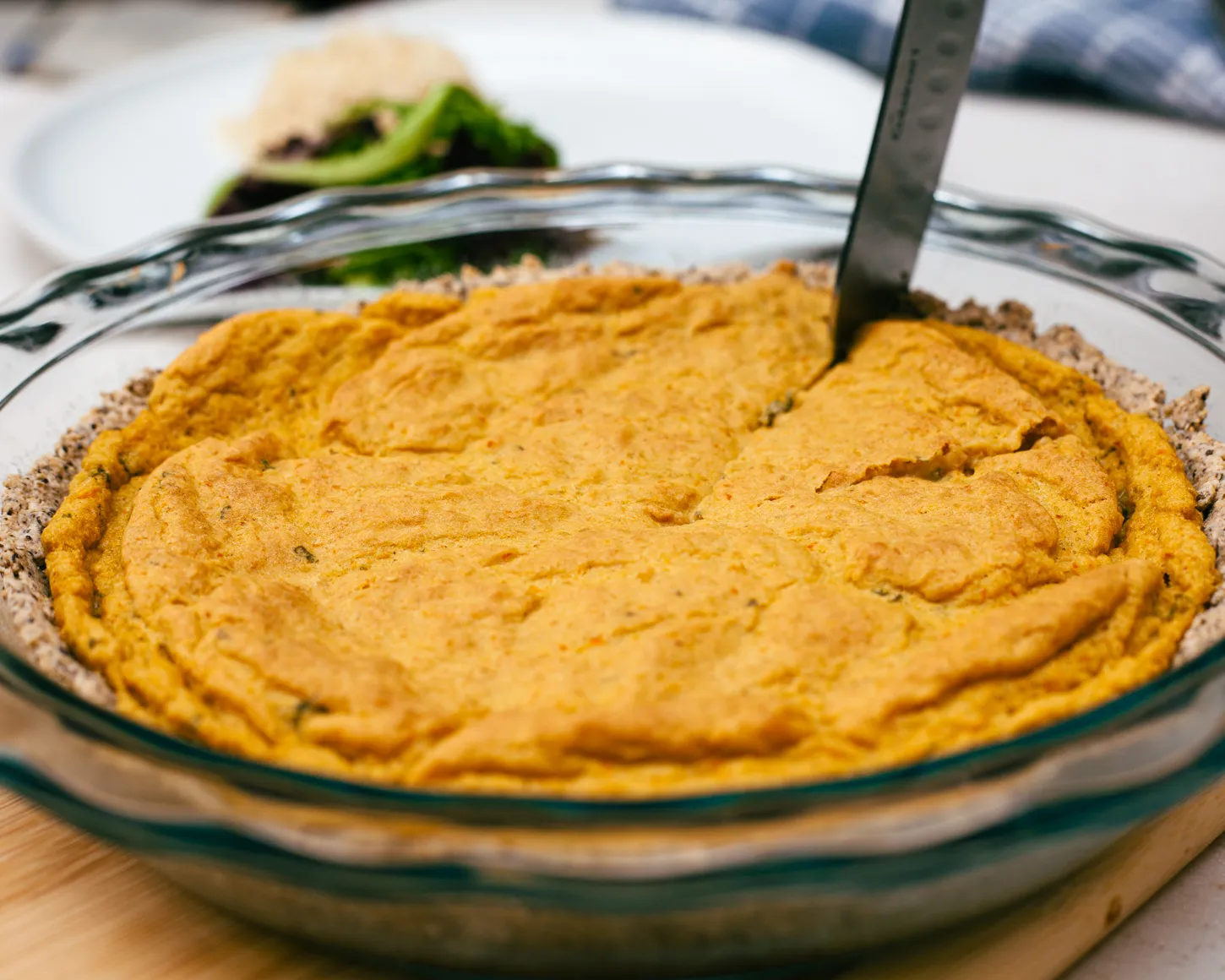 Vegan “Cheesy” Quiche