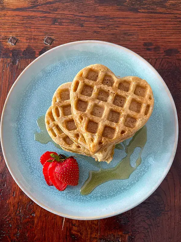 Whole Grain Corn Waffles